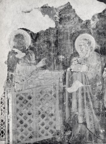 A. Villani e Figli — Giovanni da Rimini - sec. XIV - San Gioacchino cacciato dal Tempio — particolare